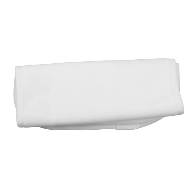 Ricinusolie Pakking Wikkel Herbruikbare Biologische Ricinusolie Pakking Compress met Verstelbare Band en Opbergruimte white