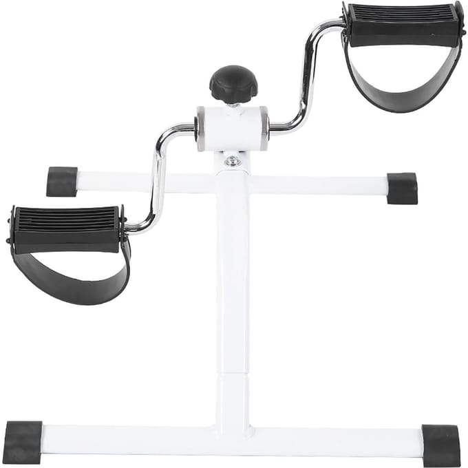 Multifunctionele Mini Hometrainer Voetpedaal Trainer Exerciser voor Thuis Kantoor zwart