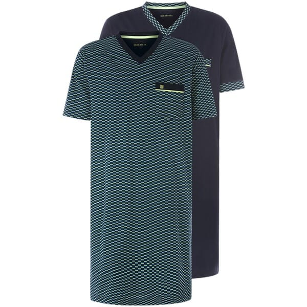 Twin pack nachthemd HOIMAR donkerblauw