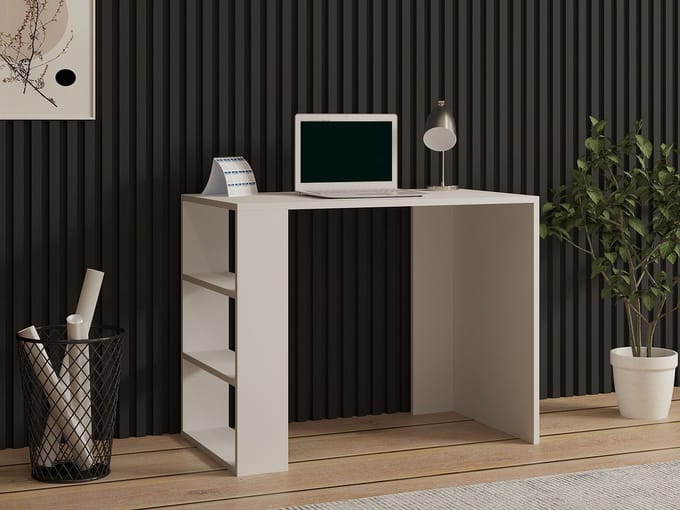 Asir - Studiebureau - Wit - 70 x 90 x 50 cm