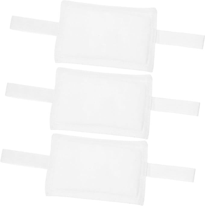 Deurstoppers Set - Deurhouder Elastisch - Veilig Huis - Zachte Oxford Stof - 3 Stuks - Wit