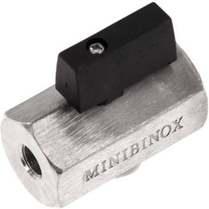 G 1/8 inch 2-Weg Rvs Mini-Kogelkraan 25 Bar - BL2SH-MM-018