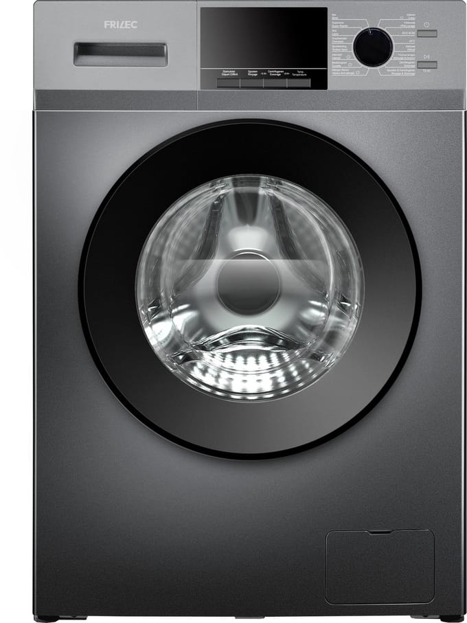 Frilec KOBLENZ9314WA-342 - Wasmachine - A Label-20% - 9 Kilo - 5 Jaar Garantie - Grijs