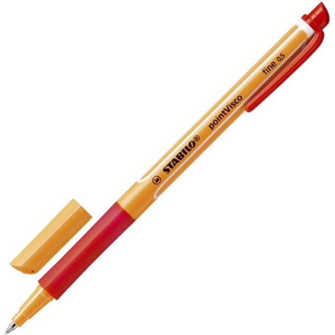 Rollerpen STABILO PointVisco 1099/40 fijn rood