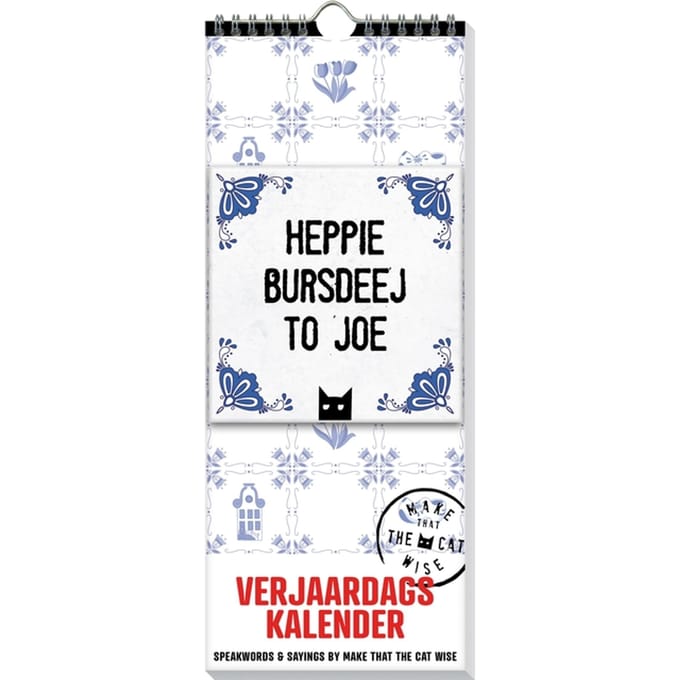 Verjaardagskalender MTTCW Speakwords & Sayings - 13 X 33 cm
