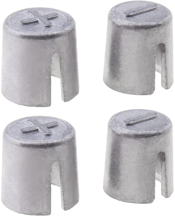 Ronte - Batterij Terminal Converter Post Adapters - Boot RV - Positief Negatief - 11-13mm naar 16-18mm