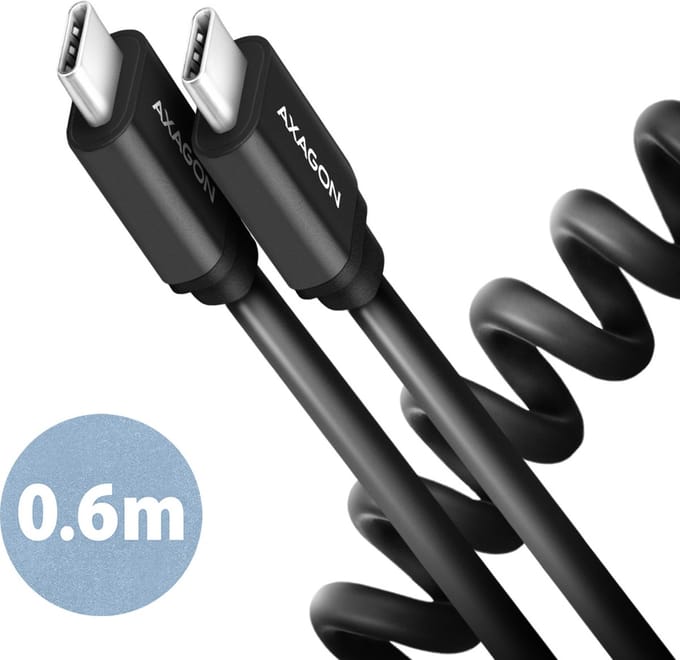 AXAGON BUCM-CM10TB - USB-C-kabel - USB-C naar USB-C