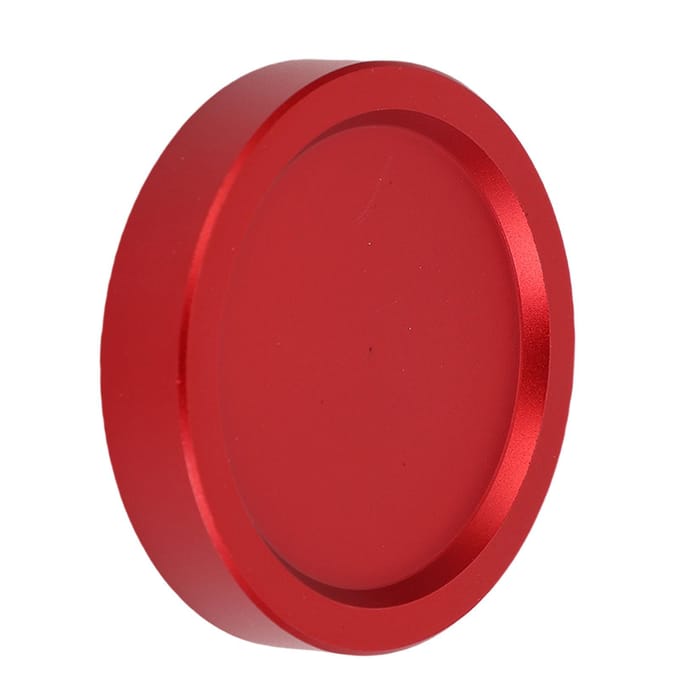 Telescooplens Stofkap M48x0,75mm Schroefdraad Aluminiumlegering Metaal Ooglens Stofkap Rood red