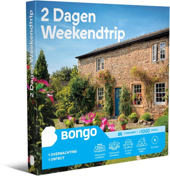 Bongo Bon -2 Dagen Weekendtrip- Cadeaukaart