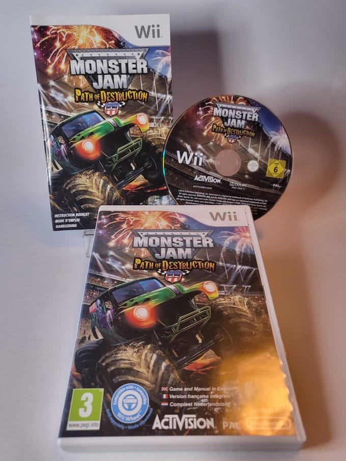 Monster Jam Path of Destruction Nintendo Wii