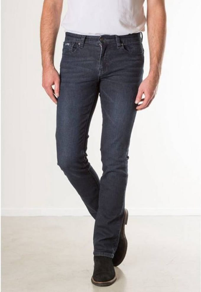 New Star JV-Slim DNM Stretch Denim Dark Blue Jeans Heren - 34/30