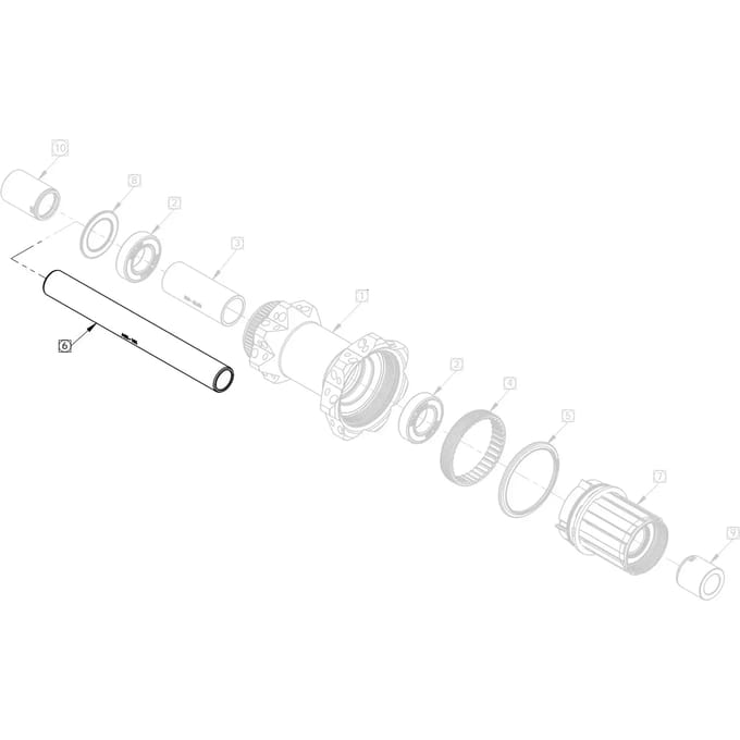 Schijf achterwielas Reynolds GW WL Lite Steel