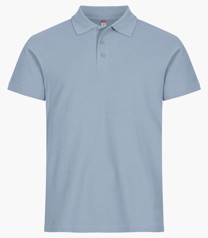 Clique Basic Polo 028230 - Zachtblauw - S