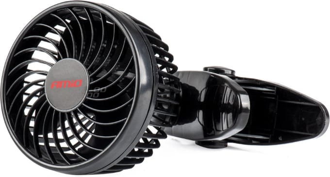 Auto ventilator - 4,5 inch - 12V - Met bevestigingsclip