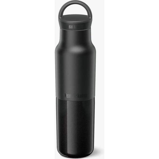 Klean Kanteen Rise Classic Insulated 355ml - Arch Loop Cap Black- Geïsoleerde waterfles - compact formaat