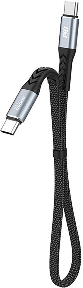 DUDAO L10C USB-C to 23cm. - Digital/Daten USB-kabel 0,23 m USB C 100 W Zwart, Grijs
