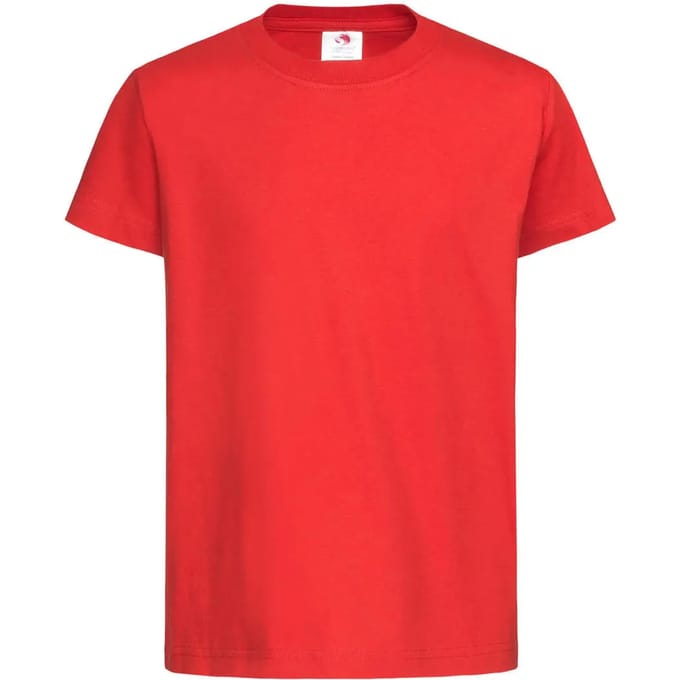 Stedman Kids´ Classic-T Organic S2220K - SCARLET RED - M (134/140)