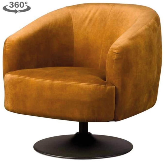 Tower Living Barga Fauteuil - Bliss 13 gold (draaibaar)