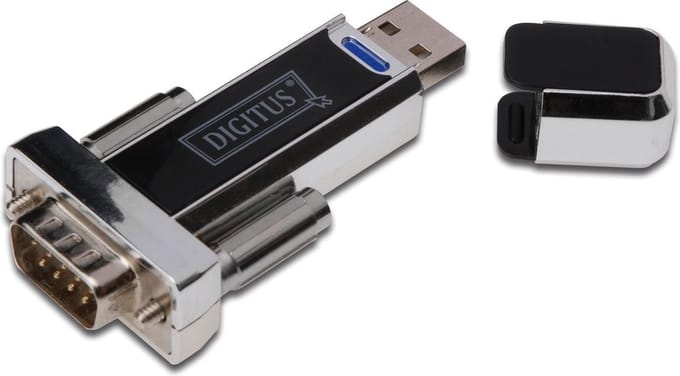 Digitus Usb Naar Rs232 M/M 1.1 Converter Voor Laptops En Desktopcomputers