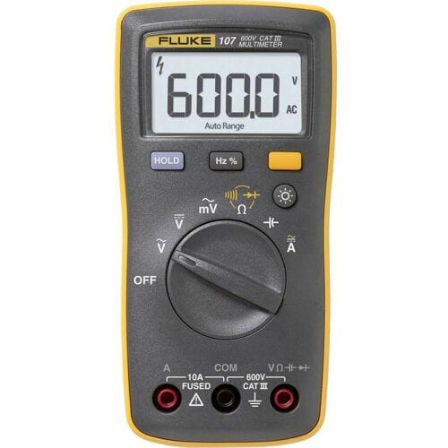 Fluke 107/EUR Multimeter Digitaal CAT IV 600 V Weergave (counts): 6000