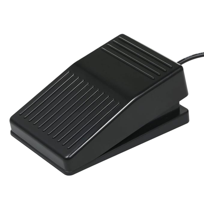 FS22-PM USB Enkele Voetschakelaar Multifunctioneel Aangepast Voetpedaal Mechanische Schakelaar voor Afbeelding zwart