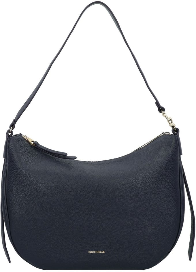 COCCINELLE Leren Schoudertas C-Easy Shoulderbag Midnight Blue Donkerblauw