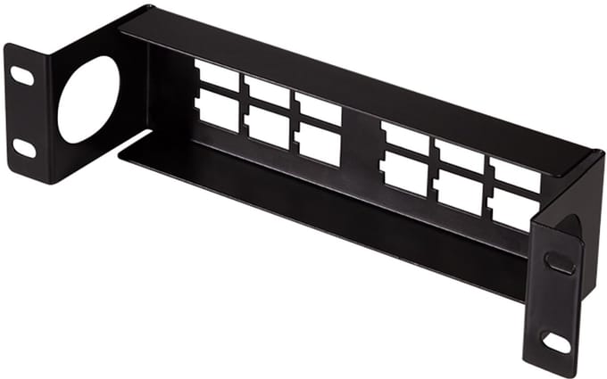 LogiLink 10 inch keystone patchpaneel 12 poorts zwart