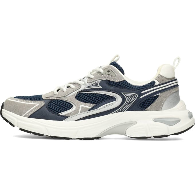 Poelman DEX Heren Sneakers - Blauw met combinatie