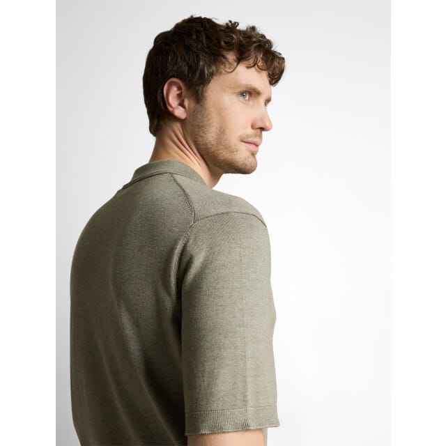 Tom Tailor - Heren polo - Maat M - Mannen - GRIJS - Bovenmateriaal