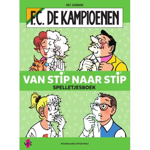 Van Stip Naar Stip Spelletjesboek - F.C. De Kampioenen - Hec Leemans