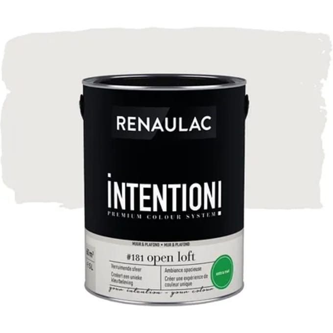 Renaulac Intention Muurverf - Extra Mat - Open Loft - 5l