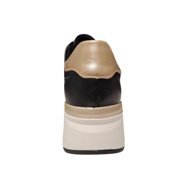 Remonte Lage Leren Dames Sneakers - Zwart - 36