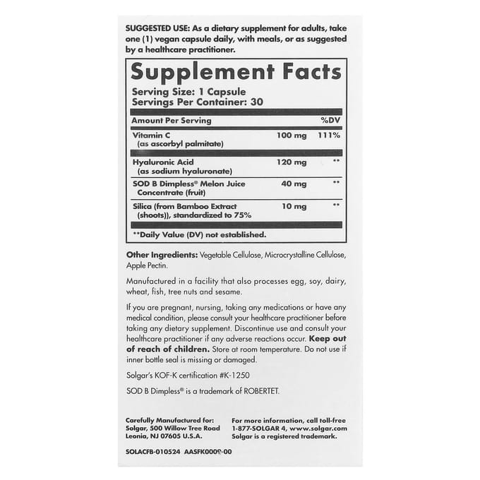 Solgar, Age-Defing Nutrition, Cellulite Fighter, 30 Veggie Capsules