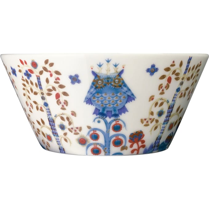 Iittala - Taika Schaal zwart wit - wit - 0,3l