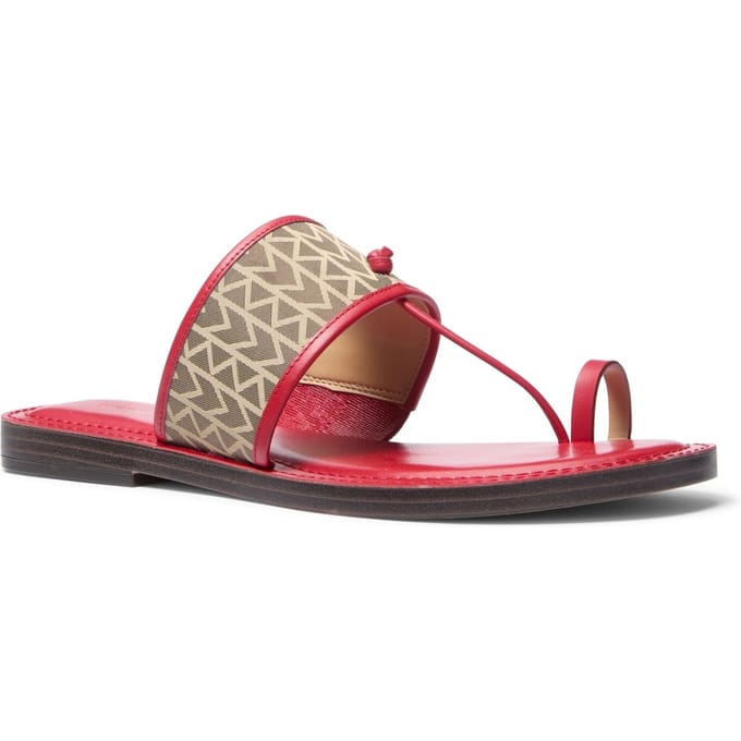 Michael Kors Ashtin Sandal Multi Taglia: 38 | Infradito Outlet | Donna | Marrone