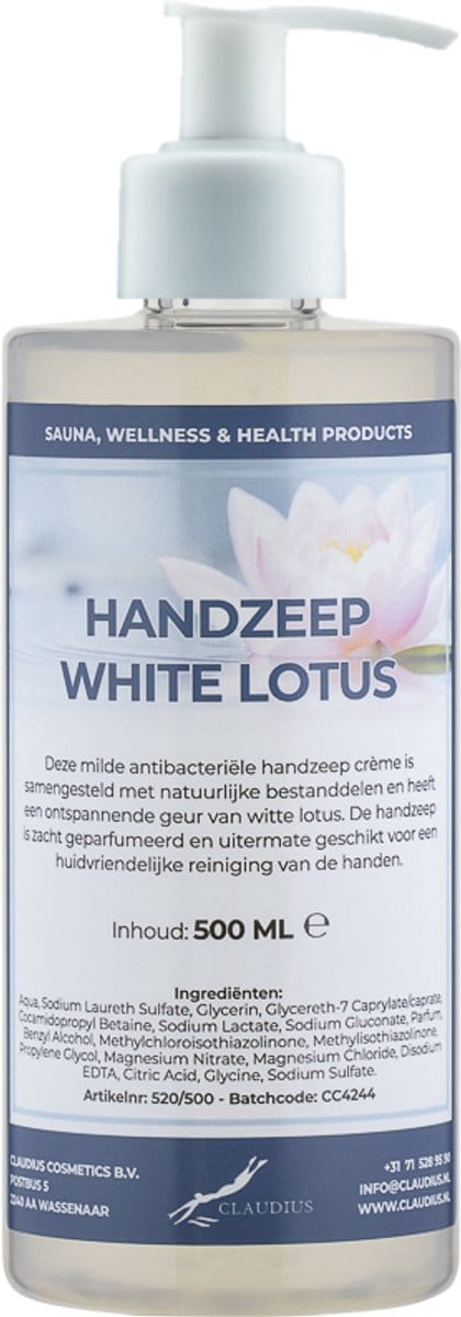 Handzeep White Lotus 500 ml - met gratis pomp