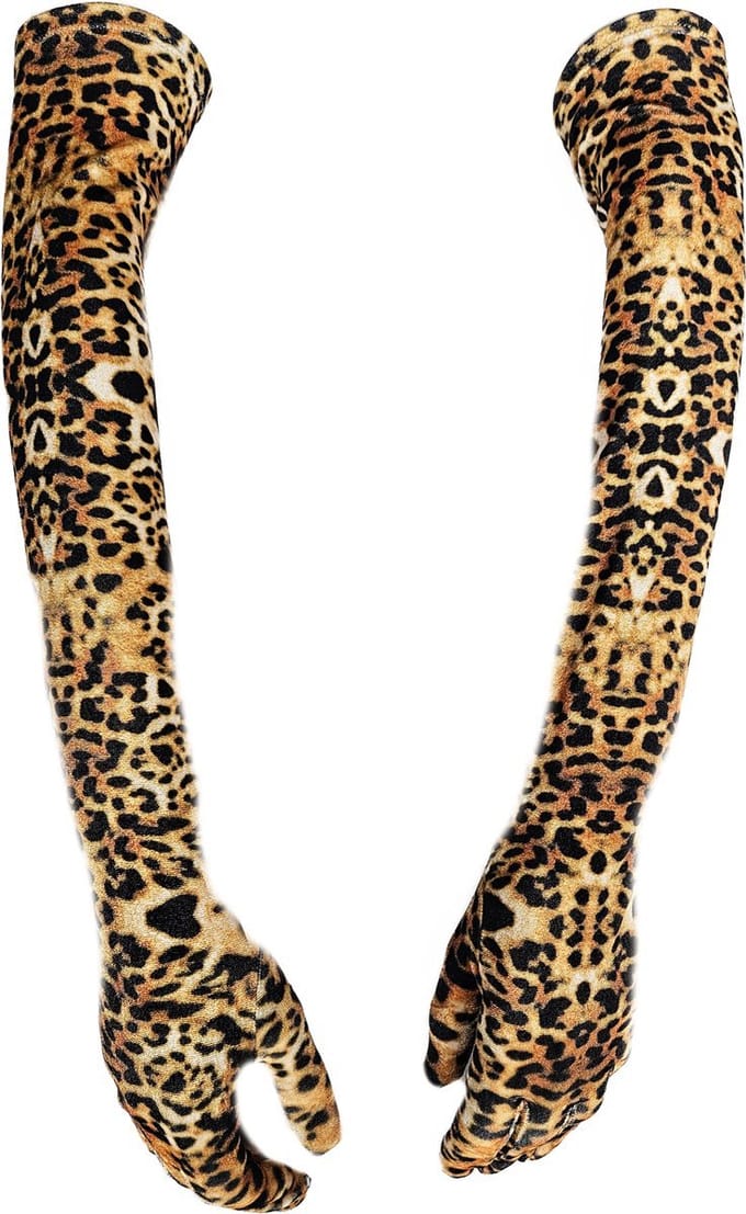 BamBella® - Handschoen Lang panterprint - Sexy handschoenen dames