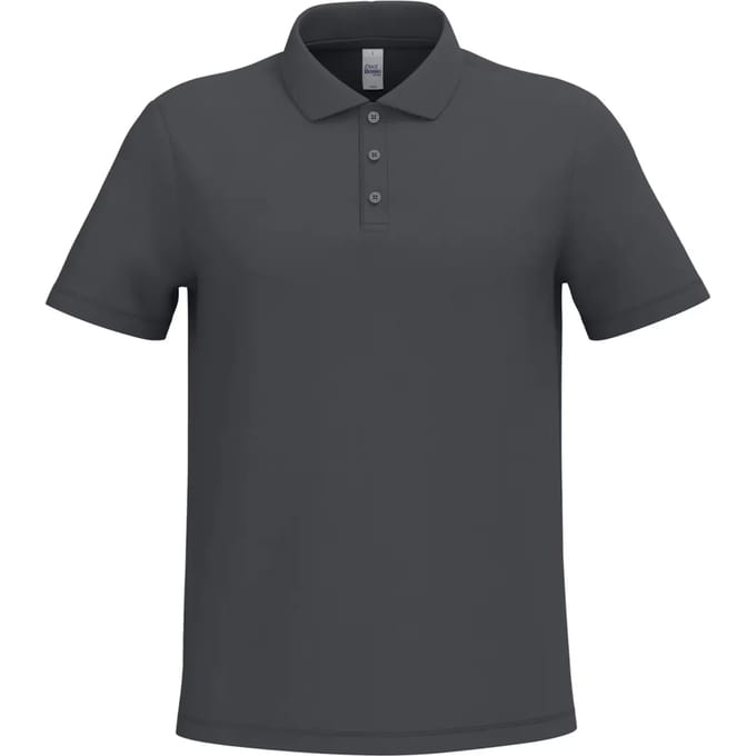 iDeal Basic Brand Heren piquépolo IB220 - Ideal Dark Grey - M