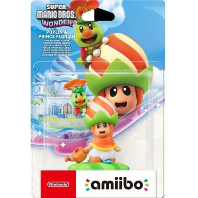 Nintendo Switch 2 Amiibo Super Mario Bros Wonder - Poplin & Prince Florian Games