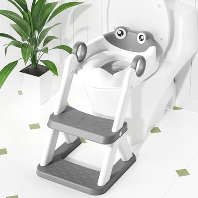 Peuter Pottraining Toiletzitting - 2-in-1 Zachte Antislip Stoel