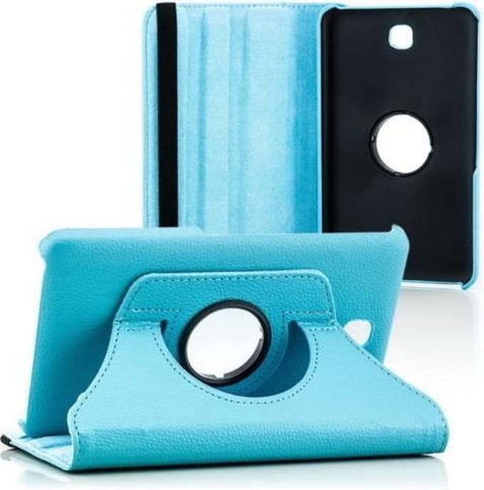 Geschikt voor Samsung Galaxy Tab E 9.6 inch 360° draaibare hoesje Blauw