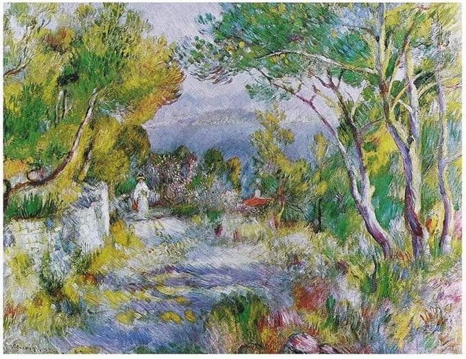 Kunstdruk Auguste Renoir - L'Estaque, 1882 70x50cm