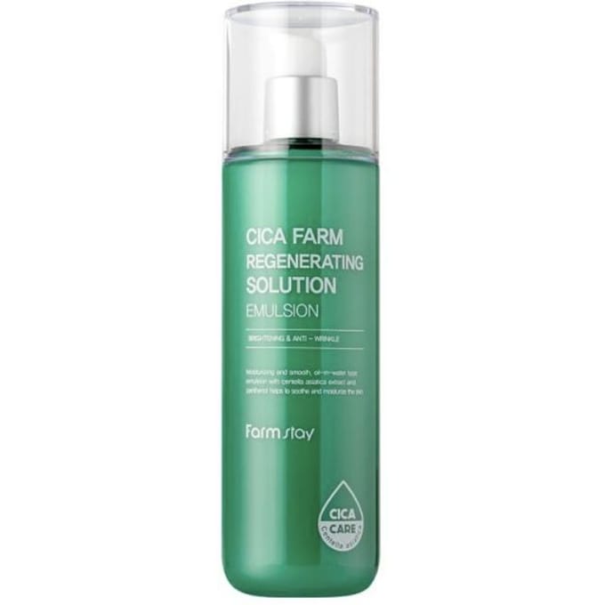FARM STAY Cica Farm Solution Régénérante Émulsion 200ml (3 Options) 1pcs white