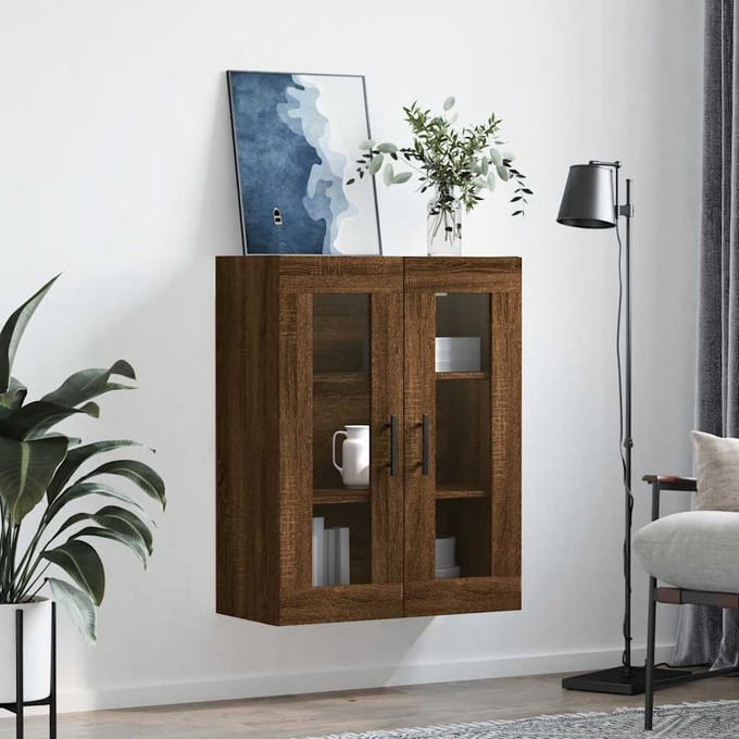 vidaXL - Bovenkast - 69,5x34x90 - cm - bruin - eikenkleur