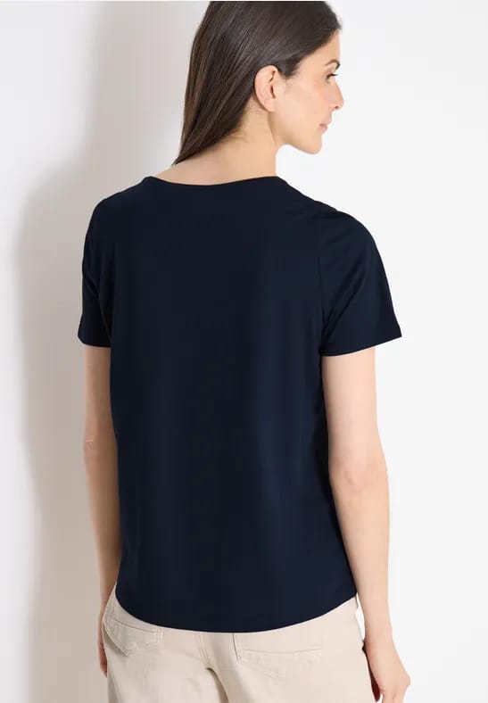 Basic Shirt met ronde hals in een 2-pack