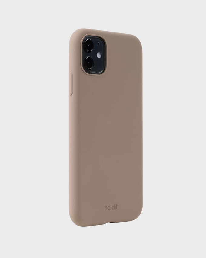 Phone Case Silicone Mocha Brown iPhone 11