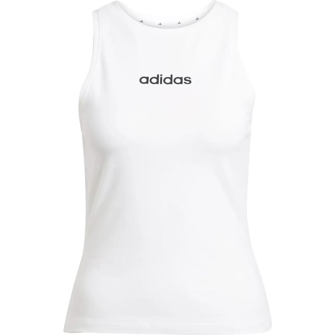 Slim fit katoenen tanktop voor vrouwen adidas Essentials Linear