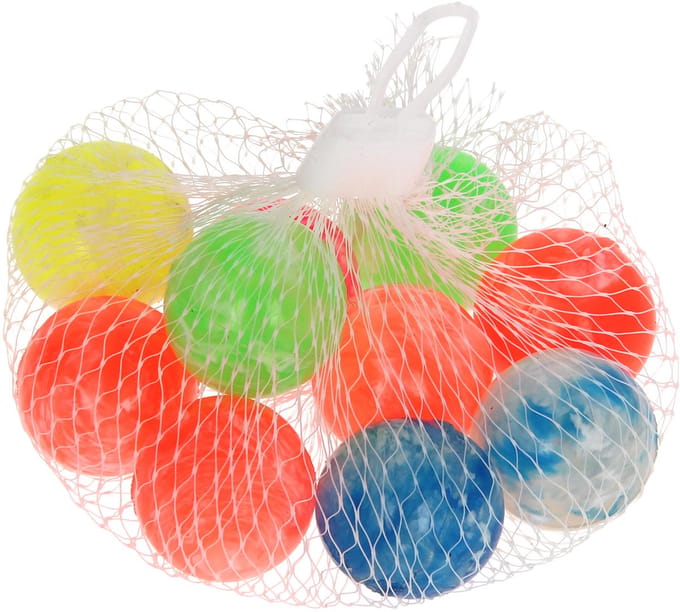 Gekleurde Stuiterballen, 10st.
