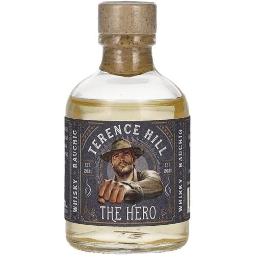 St. Kilian Terence Hill THE HERO Whisky Rauchig 49% Vol. 0,05l