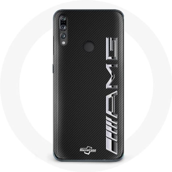 Coque - MANIACASE - Huawei P30 Lite - Logo AMG - Carbone - Protection optimale noir